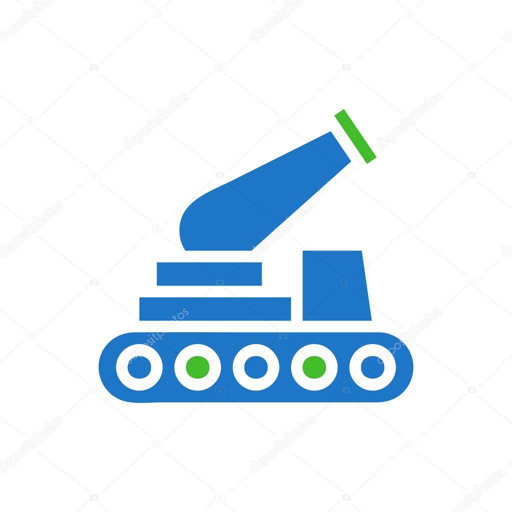 Construction Crane Icon.  Heavy Equipment Vector Illustration.