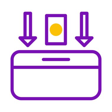 Online Voting System. Concept of digital ballot box. clipart