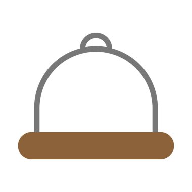 Wooden bird feeder. Simple bird feeder icon. clipart