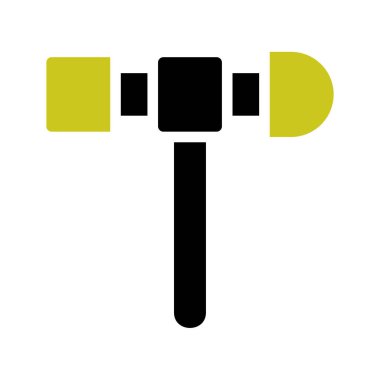 Hammer Icon.  Construction Tool.  Work, Repair, and Building. clipart