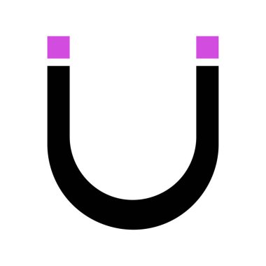 Letter U logo, modern design, minimalist.