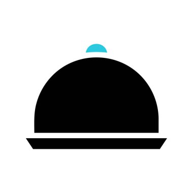 Food Serving Dome Icon. Concept of Restaurant, Catering, and Food Presentation. clipart