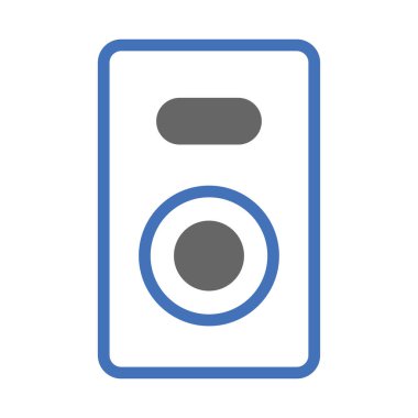 Speaker icon. Audio device graphic. Sound symbol. clipart