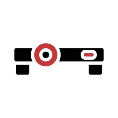 Uydu alıcısı, dijital televizyon kutusu, en üstteki kutu. Modern medya akış aygıtı.