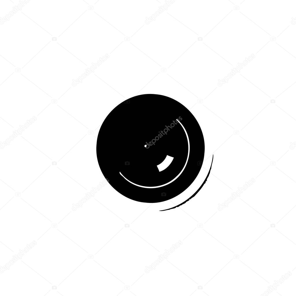 Vinyl Record Icon,  Classic Music Symbol