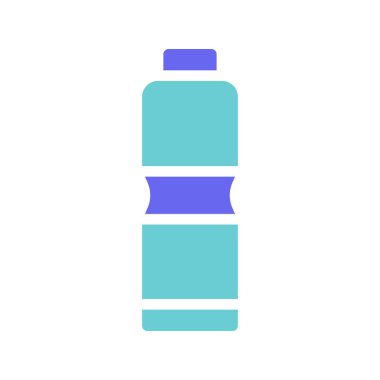 Beyaz arka planda minimalist bir düz vektör çizimi..