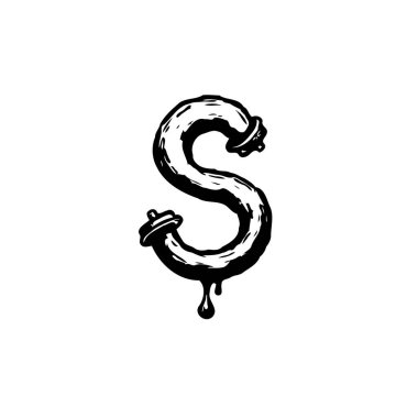 Görüntü, damlayan bir boya efektiyle biçimlendirilmiş S harfini içeriyor, ham, kentsel bir estetiği çağrıştırıyor. Tasarımı tipografik elementlerle grunge dokusunu harmanlayarak görsel etkisini arttırır..