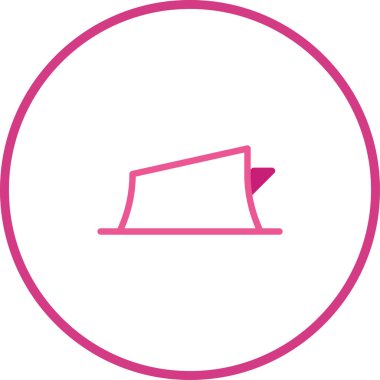 Çemberin içinde bir minimalist çadır ikonu. Kamp, macera ve açık hava temalı tasarımlar için mükemmel. Temiz hatlar ve basit, zarif bir stil..