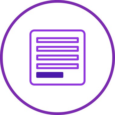 Yuvarlak bir kare içinde çeşitli çizgiler bulunan, bir dairenin içinde kapsüllenmiş soyut bir simge. Veri veya dijital bilgi iletimi için elverişli.