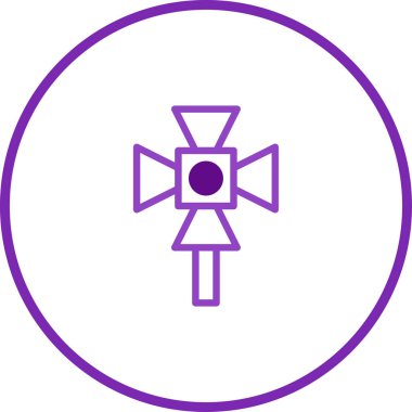 Soyut bir tasarım, bir spot ışığı veya lamba, tiyatro ve performansın bir sembolü. Sanat ve eğlence, teknoloji, modern tasarım ve dijital medya ile ilgili projeleri geliştirmek için kullan.