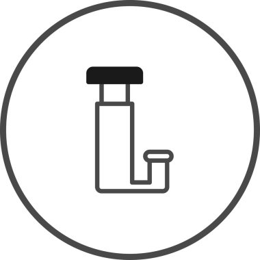 Bu görüntü, hijyenik veya teknik bir unsur gerektiren tasarımlar için mükemmel olan bir su tesisatı ikonunun temiz ve minimalist bir illüstrasyonunu gösteriyor. Modern bir estetik ile izole edilmiş..