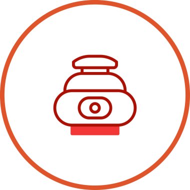 Çemberin içindeki klasik parfüm şişesinin minimalist bir çizimi. Kozmetik veya güzellikle ilgili tasarımlar için mükemmel..