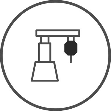 Robot kolun basit bir grafik tasviri, otomasyon, endüstri veya teknolojik gelişim temaları için mükemmel. Modern ve temiz bir dokunuşa ihtiyaç duyan tasarımlar için ideal..