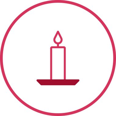 Basit ve zarif bir dizayn içeren minimalist bir mum tasviri. Değişik yaratıcı projelerde kullanmak için ideal sıcaklık ve basitliğe ihtiyaç var..