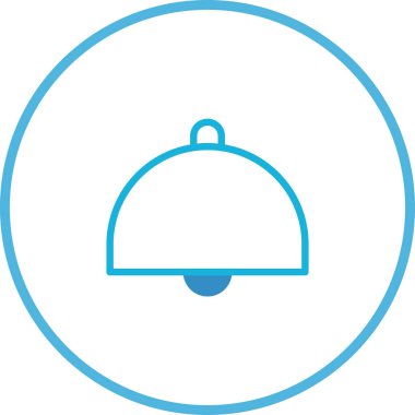 Bildirimleri, uyarıları veya hatırlatıcıları temsil eden minimalist bir çan simgesi bir çemberin içinde. Temiz çizgileri ve modern tasarımı onu kullanıcı arayüzleri için ideal kılıyor.