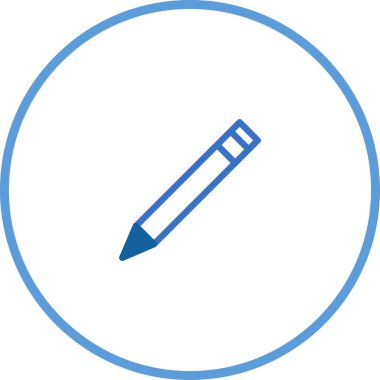 Zarif ve minimalist bir kalem ikonu tasarımı, yaratıcı projeler, tasarım uygulamaları ve yazma ve çizimle ilgili kavramları resmetmek için mükemmeldir..