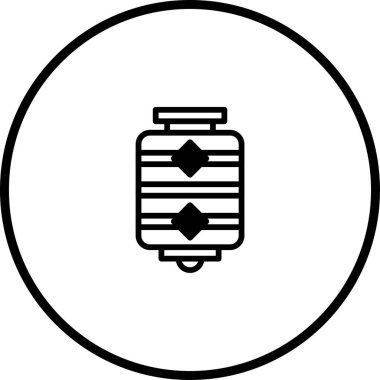 Bu resim, geleneksel kültürü ve şenlikli kutlamaları sembolize eden bir kağıt fenerin vektör grafiğini içeriyor. Basit tasarımı çeşitli yaratıcı projelerde çok yönlülüğe izin verir.