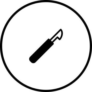 Bu resim tıbbi alanda cerrahi ve hassasiyetin bir sembolü olan neşteri tasvir ediyor. Sağlık, tedavi ve cerrahi prosedürlerin hassas doğasını temsil eder..