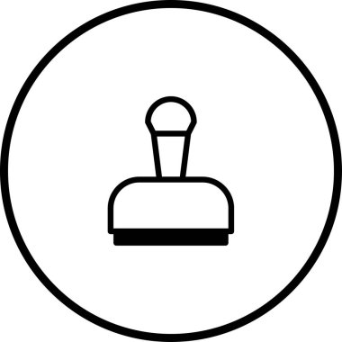 Bir pulun minimalist siyah beyaz simgesi, çeşitli tasarım projelerinde resmi belgeleri, onayları veya yetkileri temsil etmek için uygundur.