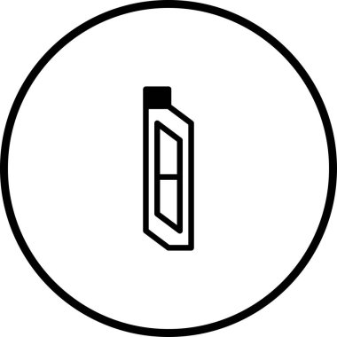 Minimalist bir illüstrasyonda, parlak dairesel bir kenar içine yerleştirilmiş modern bir pencere tasarımı sergileniyor. Temiz çizgiler ve geometrik şekiller zarif bir mimari sembol oluşturuyor..