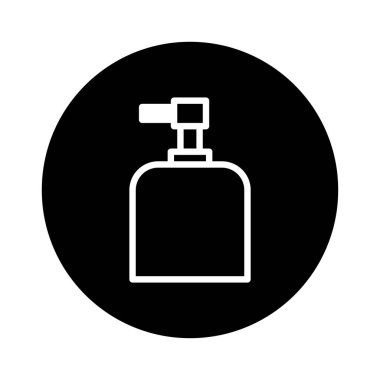 Bir sabun makinesinin minimalist çizgisi çizimi, hijyen ve temizlikle ilgili tasarımlar için mükemmel. Bu zarif tasarım herhangi bir projeye biraz sofistike bir dokunuş ekler..