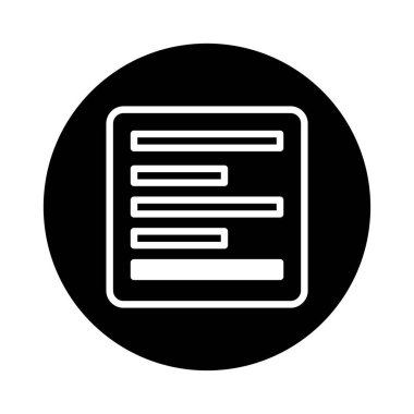 Veri girişini veya belge gönderimini temsil etmek için web tasarımı veya uygulama arayüzlerinde kullanmak için ideal bir biçimi betimleyen bir minimalist simge.