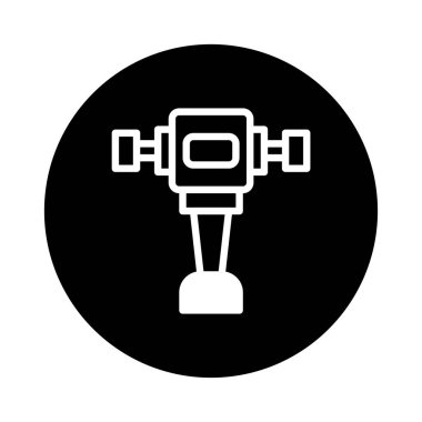 Bu resim, inşaat, yıkım ve onarım işleri için mükemmel olan endüstriyel bir kaya matkabı aletinin resimlerini içeriyor. Tasarım gücü, hassasiyeti ve sağlam mühendisliği simgeliyor..