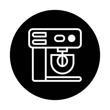 Mutfak aletlerini resmetmek için mükemmel, minimalist bir simge tasarımı. Temiz ve basit, yemek pişirmeyi ve pişirmeyi modern bir şekilde iletiyor..