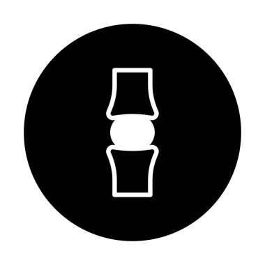 İnsan omurgasının eğitim veya sağlık hizmetleri için kemik yapısını vurgulayan minimalist tıbbi bir çizimi. Siyah arka planda beyaz bir omurgası var..