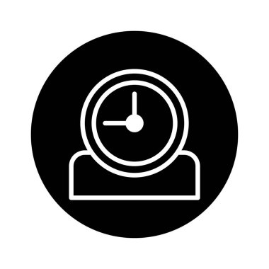 Zaman yönetimini sembolize eden saat simgesi ve modern tasarım ile etkili zamanlamayı ve üretkenliği temsil eden son teslim tarihleri.