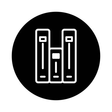 Üç kitabı temsil eden minimalist bir ikon, eğitim, bilgi ve öğrenimi iletiyor. Eğitim materyalleri ve kütüphane markalaşmasında kullanılabilir.