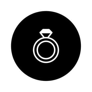 Aşkı, bağlılığı ve birlikte bir geleceği simgeleyen bir nişan yüzüğünün minimalist bir çizimi. Düğün davetiyeleri ya da romantik tasarımlar için mükemmel bir ikon.