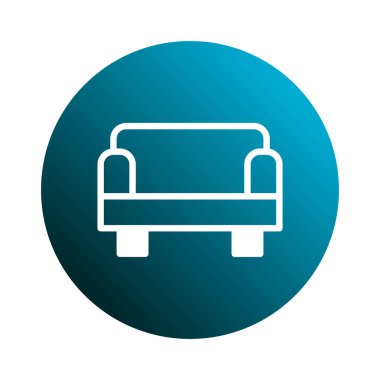 Bir kanepenin basit ve modern bir tasviri, ev dekorasyonu, mobilya tasarımı veya rahat bir yaşam alanı için mükemmel..