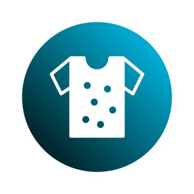 Bu vektör grafiğinde basit, temiz bir tişört simgesi var. Çamaşır, moda, hijyen veya giysi tasarımları için mükemmel. Modern tarzı ve izole tasarımı onu çeşitli projeler için çok yönlü kılıyor..
