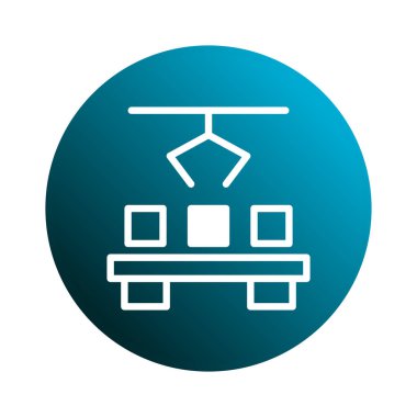 Görüntü, otomatikleştirilmiş üretim süreçlerinin verimliliğini ve hassasiyetini simgeliyor ve modern endüstride robotik silahların kullanımını vurguluyor. Teknolojik gelişmeyi temsil ediyor..