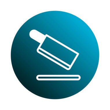 Dairesel gradyan arka planda bir mikroskobun stilize edilmiş bir simgesi, bilim, araştırma veya eğitim projeleri için idealdir. Minimalist tasarım kesinlik ve yenilik taşır..