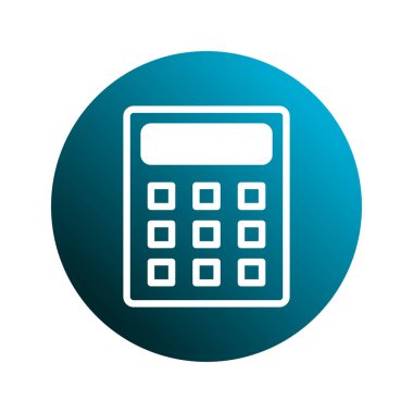 Basit ve modern bir şekilde hesap makinesi simgesi projeleriniz için mükemmel. İş hesaplamalarını, finansmanı veya muhasebeyi gösterir ve herhangi bir tasarıma kolayca eklenebilir