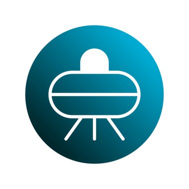 Uzay yolculuğu, dünya dışı varlıklar ve bilim konuları için mükemmel bir UFO tasarımına sahip bir ikon. Bilim kurguda kullanmak için basit ve modern grafik