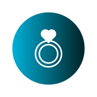 Bu resim kalp şeklinde bir yüzük gösteriyor, aşkın sembolü. Düğün ve romantik durumlar için ideal..