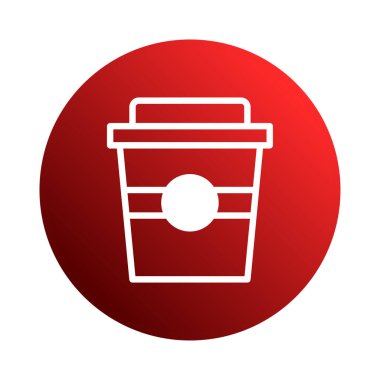 Basit ama çarpıcı bir kırmızı kahve fincanı ikonu, kahve, içecek ya da kısa bir mola için mükemmel. Modern tasarımı ve temiz çizgileri onu logolar, web siteleri ve uygulamalar için uygun hale getirir..
