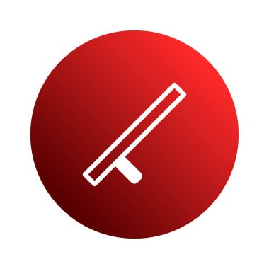 Genellikle polis, güvenlik ve kolluk kuvvetleriyle ilişkili beyaz bir baton ikonunu temsil eden kırmızı bir dairenin tasviri, koruma ve otoriteyi sembolize ediyor..