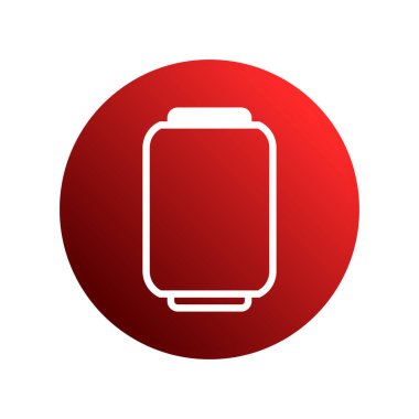 Markalaşma, reklamcılık veya web tasarımında kullanıma uygun bir stil kutusuna sahip minimalist bir simge. Basit şekli ve canlı renk düzeni göz alıcı bir tanıma sağlar