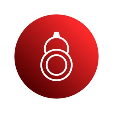 Kırmızı gradyan arkaplana karşı kabak kabağının minimalist bir illüstrasyonu basit ve modern bir estetik sunuyor. Tasarım, görsel formda berraklık ve tazelik taşır..