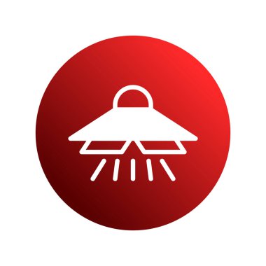 Beyaz bir UFO silueti içeren çarpıcı bir görüntü canlı kırmızı bir arka plan üzerine kurulmuş. Tasarım, bilim kurgu, gizem ve teknolojik yeniliğin temalarını ortaya koyan temiz ve minimalist bir yapıya sahiptir..