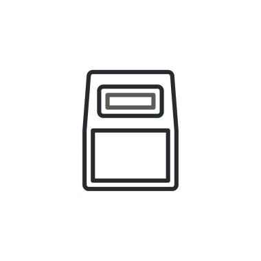 Bu minimalist illüstrasyonda, atık yönetimi ve çevre bilincini sembolize eden basit bir çöp kutusu çizimi yer alıyor. Sürdürülebilir uygulamaları ve kamu hijyenini vurgulamak için mükemmel,