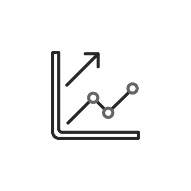 Basit bir çizgi grafiği, iş gelişimini ve finansal başarıyı temsil eden yukarı doğru bir gidişatı gösteriyor. Görseller iyileşme, ilerleme ve olumlu pazar eğilimlerini ortaya koyuyor. Bir mesaj iletiyor.
