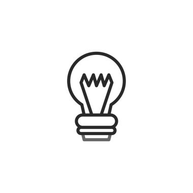 Bir minimalist çizgi çizimi fikri temsil eden stilize edilmiş bir ampul sergiler. Yaratıcılık, ilham ve yenilikçi düşünce gibi kavramları basit ama tanınabilir bir ampul aracılığıyla çağrıştırıyor.