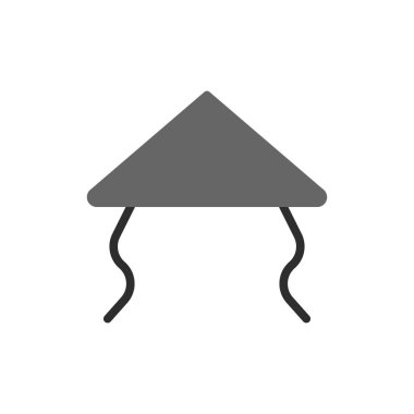 Bu minimalist tasarım, özellikle Çin ve Vietnam 'daki Asya kültürleri ile ilişkilendirilmiş geleneksel bir konik şapkaya sahiptir. Temiz çizgiler ve sadeleştirilmiş form modern bir yapı oluşturur.