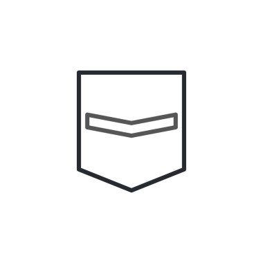 Basit çizgilerle çizilmiş geometrik şekillerle özenle hazırlanmış bir amblem. Bu modern grafik tasarımı, çeşitli uygulamalar için uygun olan minimalist estetiğe bir vasiyettir.