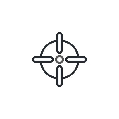 Minimalist bir hedef tasarımı hassasiyeti ve odaklanmayı sembolize eder. Temiz çizgiler ve merkezi bir noktayla, doğruluğu, hedefe ulaşmayı, stratejik planlamayı ve hedeflerin peşinde koşmayı temsil eder.